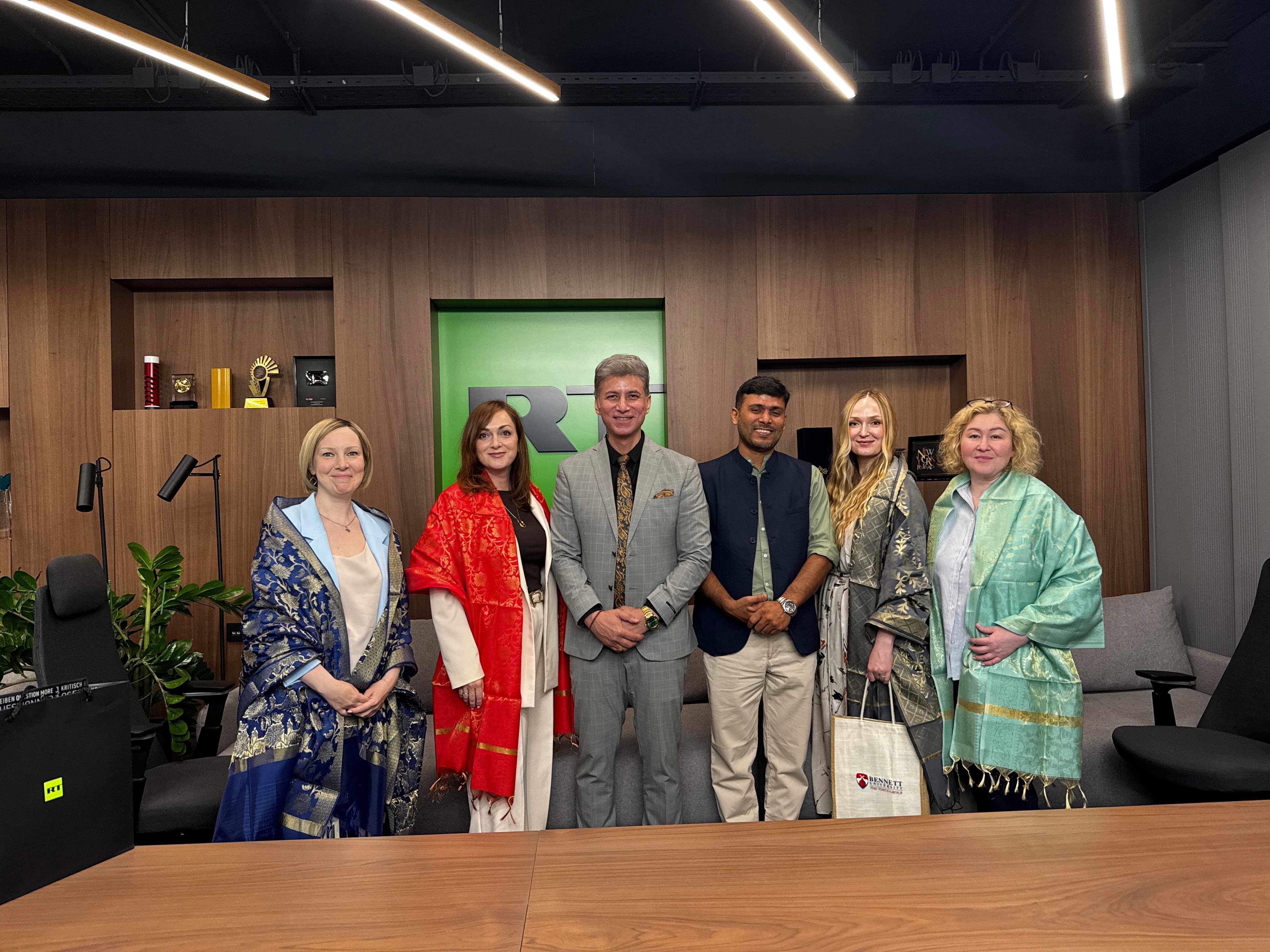 Indian University Delegations Visit RT to Strengthen Media Education Cooperation